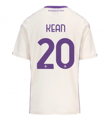Fiorentina Moise Kean #20 Replika Udebanetrøje 2025-26 Kortærmet